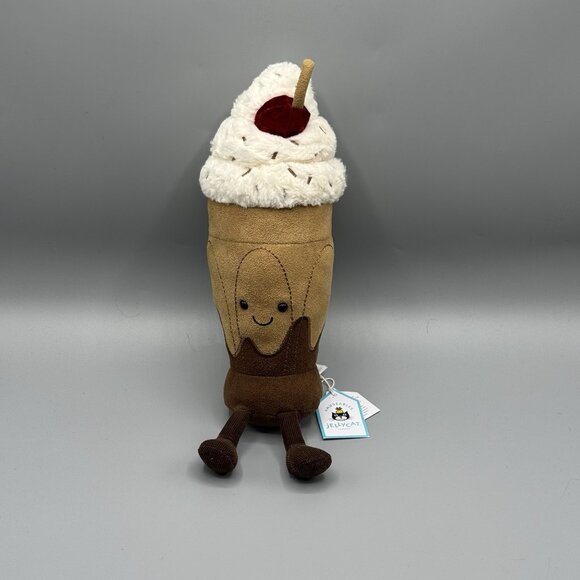 Jellycat Amuseables Marin Chocolate Milkshake Plush NEW Authentic U.S. SELLER